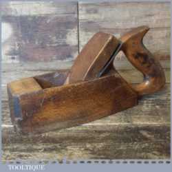 Vintage Handled Beechwood Smoothing Block Plane - Good Condition