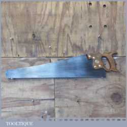 Vintage 26” Henry Disston Philadelphia USA D8 Cross Cut Hand Saw - Sharpened