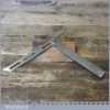 Unusual Vintage Engineers Cast Steel Sliding Bevel - Good Condition