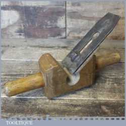 Antique Wheelwrights 1 ¼” – ¾” Oak Chair Leg Spoke Rounding Plane