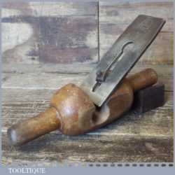 Antique Wheelwrights 1 ⅛” – 5/8” Beechwood Chair Leg Spoke Rounding Plane