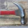 Vintage Carpenters 1 ½ lb Steel Claw Hammer Cushion Grip - Good Condition