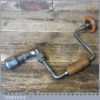 Vintage English Made Carpenter’s Ratchet Brace With 10" Swing