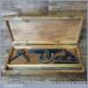 Vintage Boxed Chesterman No: 80/1 Steel Combination Square Protractor Centre Finder