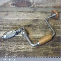 Good Vintage Stanley No 78 Carpenter’s Ratchet Brace With 10" Swing