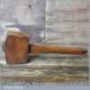 Vintage Carpenter’s Oak Mallet Beechwood Handle - Good Condition