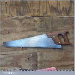 Vintage Spear & Jackson 22” Cross Cut Panel Handsaw 19 TPI - Refurbished Sharpened