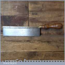 Vintage 8” Gentleman’s Brass Back Saw 15 TPI - Refurbished Sharpened