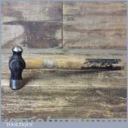 Vintage W Gilpin 1lb Ball Pein Hammer Wooden Handle - Good Condition