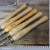 Set 5 No: Marples Vintage Wood Turning Chisels - Good Condition