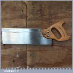 Vintage Spear & Jackson 12” Steel Back Tenon Saw 14 TPI - Refurbished Sharpened