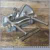 Vintage Record No: 043 Plough Plane With 3 Cutters - Fully Refurbished
