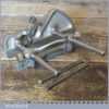 Vintage Record No: 043 Plough Plane With 3 Cutters - Fully Refurbished