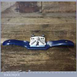 Vintage Record No: 0151 Adjustable Curved Sole Metal Spokeshave - Fully Refurbished