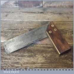 Vintage Carpenters Rosewood Brass 6” Mitre Try Square - Good Condition