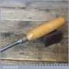Vintage 5/16” 8mm drawbore pin with boxwood handle, in good used condition.