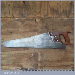 Vintage 24” Trade Rip Saw 6 TPI - Fully Refurbished Sharpened