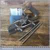 Vintage Record No: 044 Plough Plane With 8 Cutters - Fully Refurbished