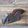 Antique Cast Steel Bullnose Rabbet Plane Preston Iron - Good Condition