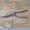 Vintage Forged Cast Steel Garden Shears Beech Handles - Sharpened