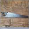 Antique Warranted Superior 26” Rip Saw 4 TPI - Refurbished Sharpened
