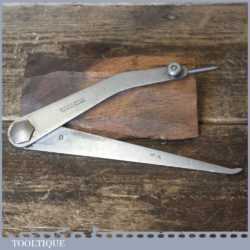 Vintage Moore & Wright 5 ½” Odd Leg Steel Dividers - Good Condition