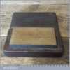 Vintage 4” x 2” Natural Washita Oil Stone Boxed - Good Condition