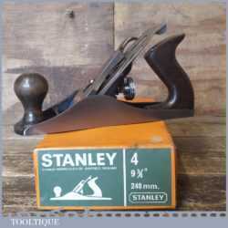 Vintage Boxed Stanley No: 4 Smoothing Plane - Fully Refurbished