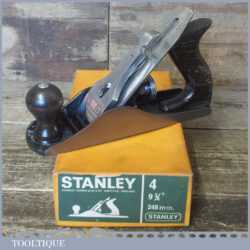 Vintage Boxed Stanley No: 4 Smoothing Plane - Fully Refurbished
