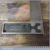 Vintage Rabone Carpenters 6” Cast Steel Calibrated Try Square