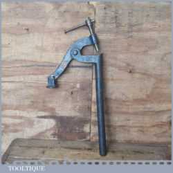Vintage Woden Bench Holdfast Clamp 1 1/8” Stem - Good Condition