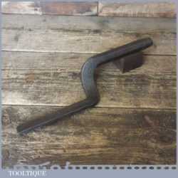 Vintage W. Marples Plumber’s Side Cranked Yarning Tool Or Caulking Iron