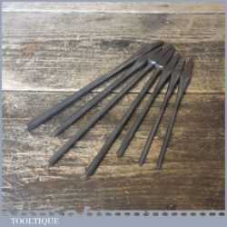 Vintage Set 7 No: Spoon Bits Various Makers - Good Condition