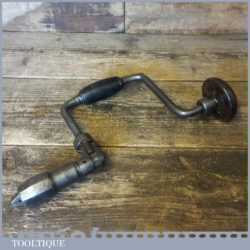 Vintage Sheffield Made Carpenter’s Ratchet Brace 10" Swing - Refurbished