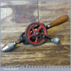 Vintage SIF Suffolk Iron Foundry Egg Beater Double Pinion Hand Drill 1945