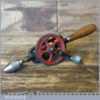 Vintage SIF Suffolk Iron Foundry Egg Beater Double Pinion Hand Drill 1945