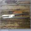 Vintage 8 ½” Long S Tyzack Cast Steel Tin Snips - Good Condition
