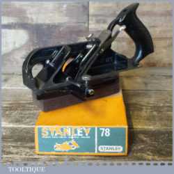 Vintage boxed Stanley No: 78 duplex rabbet plane, fully refurbished ready to use and in little used condition.