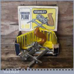 Vintage Boxed Stanley N0: 13-050 Combination Plough Plane - Fully Refurbished