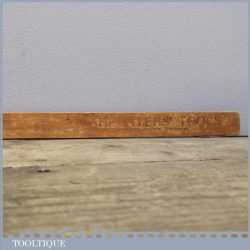 Antique Iron Mongers (Carpenters Tools) Advertising Yardstick Ruler