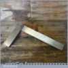 Vintage 12” Moore & Wright No: 400 B.S.939 Engineers Steel Square