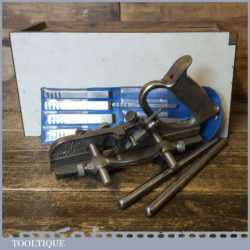 Vintage Boxed Record No: 044 Plough Plane 8 Cutters - Fully Refurbished