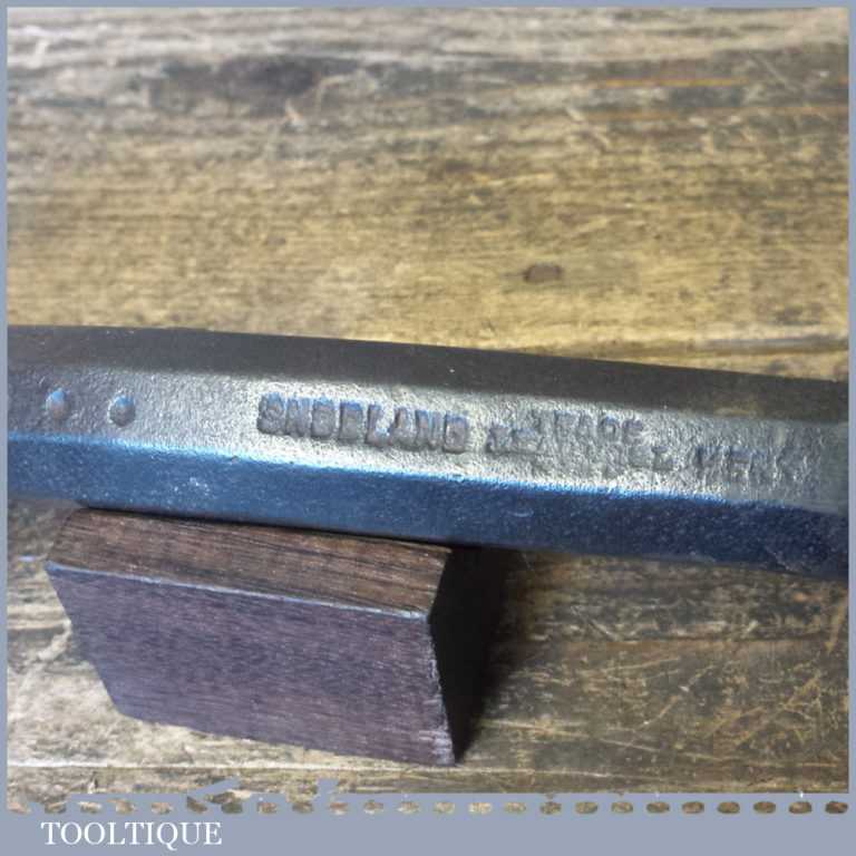 Vintage Plumbers 2” Cranked Lead Packing Caulking Iron Good Condition