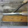 2 No: Marples Vintage Wood Turning Chisels Beech Handles - Sharpened Honed