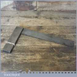 Vintage Moore & Wright No: 402 Engineer’s 12" Precision Steel Set Square