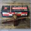 Vintage Boxed W Marples Carpenter’s Rosewood Brass Mortise Gauge