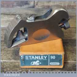Vintage Boxed Stanley No: 90 Rabbet Bullnose Plane - Fully Refurbished