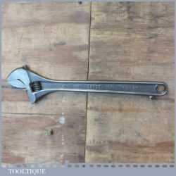 Vintage Bahco No: 0674 Swedish 15" Adjustable Spanner Wrench - Good Condition
