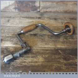 Vintage J A Chapman No 144 Carpenter’s Ratchet Brace 10" Swing - Refurbished