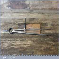 Vintage L S Starrett USA 9” Spring Square Leg Dividers - Refurbished